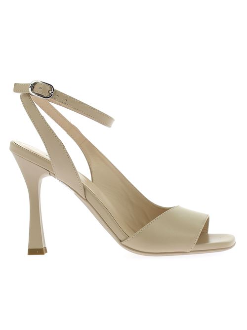 sandalo elegante in pelle beige NERO GIARDINI | E307280DE453